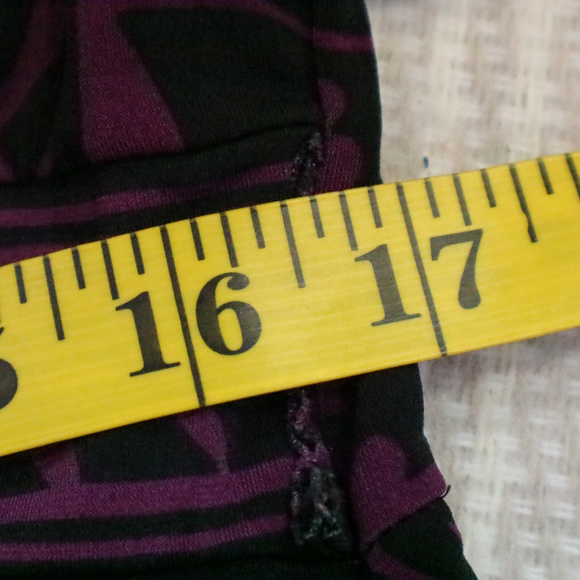 APT 9 Purple Paisley Print Stretch Dress - Picture 6 of 7